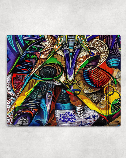 Abstract Graffiti Art Metal Photo Panel - 8x10 - Schoppix Gifts