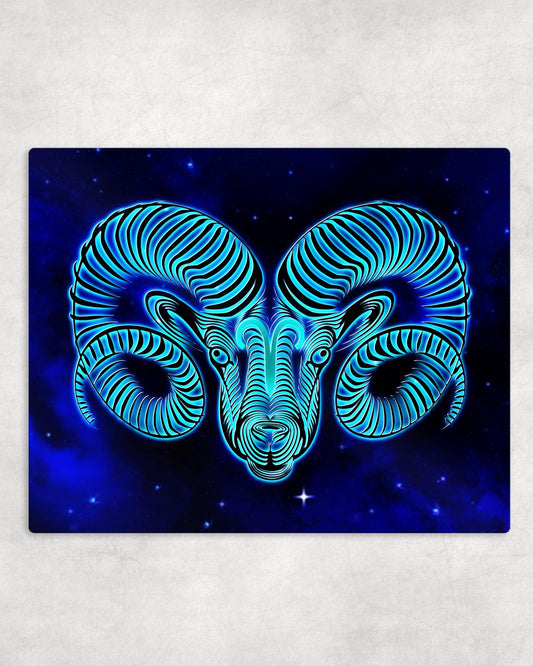 Zodiac Aries Metal Photo Panel - 8x10 - Schoppix Gifts