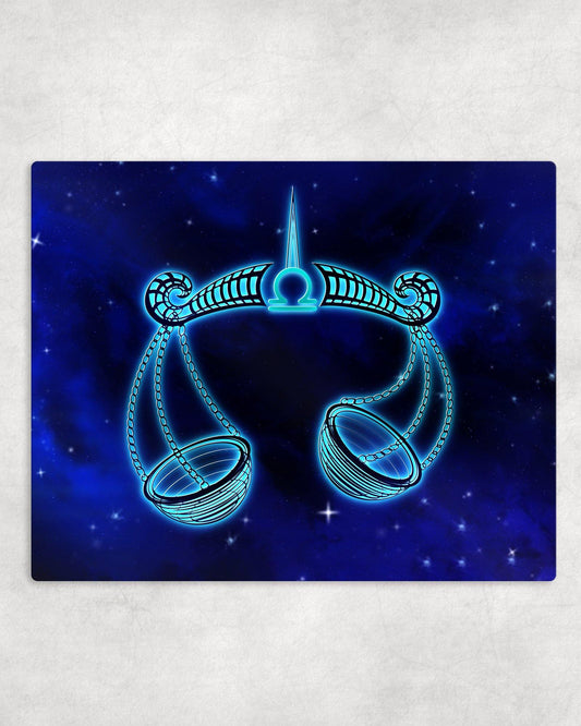 Zodiac Libra Metal Photo Panel - 8x10 - Schoppix Gifts