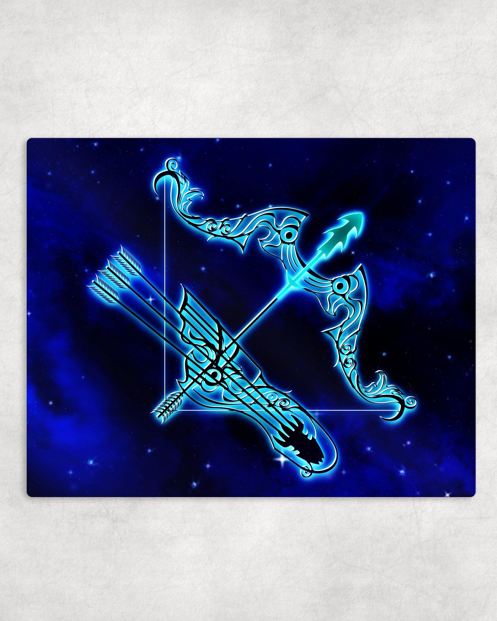 Zodiac Sagittarius Metal Photo Panel - 8x10 - Schoppix Gifts