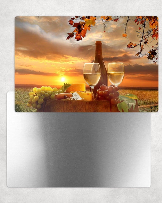 Wine at Sunset Metal Photo Panel - 8x12 or 12x18 - Schoppix Gifts