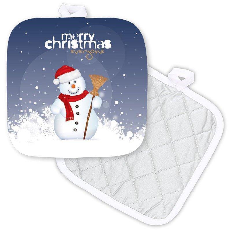 Snowman Merry Christmas Potholder - Schoppix Gifts