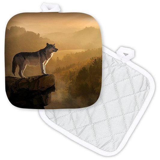 Wolf Art Potholder - Schoppix Gifts