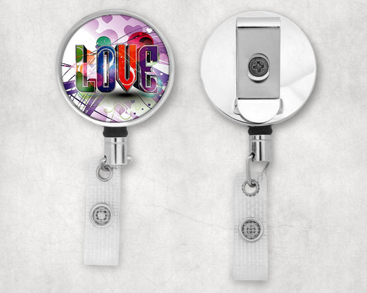 Abstract LOVE Art Badge Reel